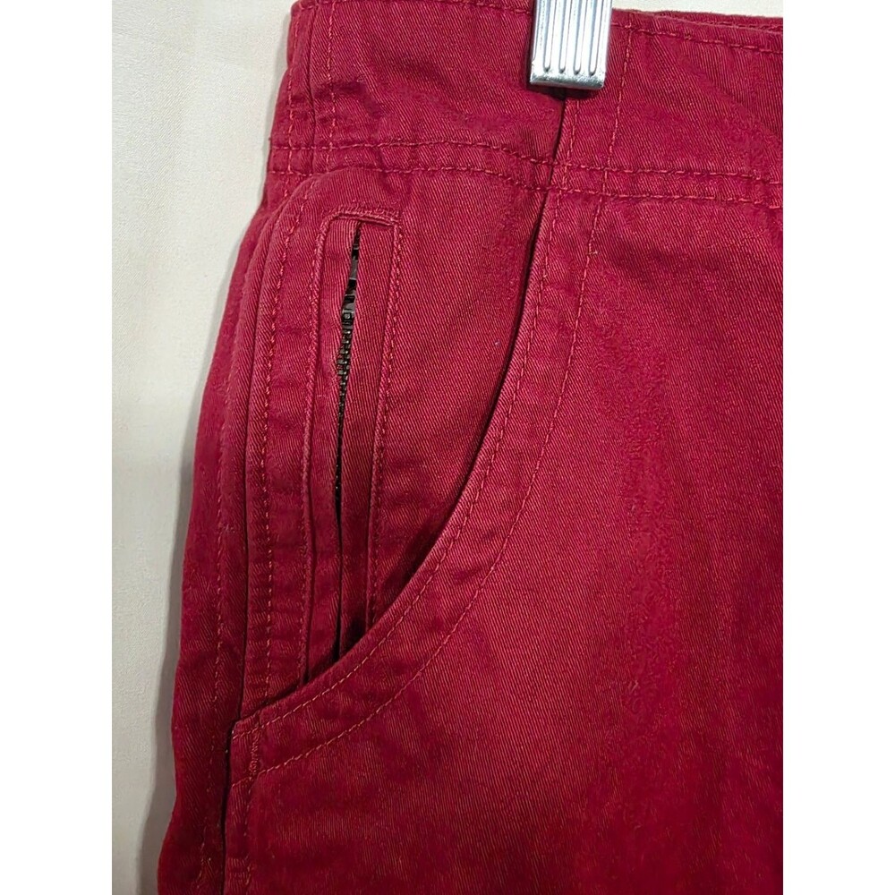 GUESS Mens Cargo Shorts X20D12WBC01 Red Size 34 Los Angeles Casual - Picture 5 of 8